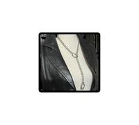 Caiguoer Silvery Alloy Necklace Punk Heart Pendant Necklace Halloween Accessories for Women