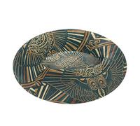 Caihoyu Art Deco Owl Pet Cat Beds Calming Anti Anxiety fluffier Dog Cave Bed for Medium Size Pets Supplies