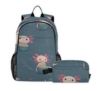 Caihoyu Backpack For School With Lunch Bag Boy Box Bookbag Lunchbox Girls 10-12