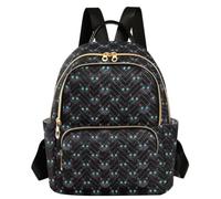 Caihoyu Backpack Large Capacity Neon Cheshire Cat Glow S, Neon Cheshire Cat Glow, S, Casual