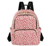 Caihoyu Backpack Two Sizes Crimson Hearts S, Crimson Hearts, M, Casual