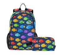 Caihoyu Backpack With Lunch Box For Boys School Bag Bookbags Lunchbox age 8-10 years old