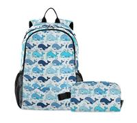 Caihoyu Backpack With Lunchbox For Boys School Bag Lunch Bookbag And age 8-10 years old