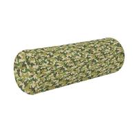 Caihoyu Bolster Pillow Cotton Memory Foam Neck Roll Pillow for Sleeping Round Pillow Covers Decorative Roller Massage Bed Zippered Bolster Cover Military Camouflage