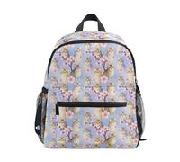 Caihoyu Children Daypack Water Repellent S Tabby Cat Blossom Spring