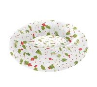 Caihoyu Christmas Hollies Pet Cat Beds Warm & Soft fluffier Puppy for Extra Small Size Pets Sleeping