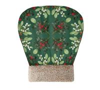 Caihoyu Christmas Holly and Mistletoe Cat Sleeping Bag Bed Cave for Indoor Pets Pet Mat Pad Sack Cold Weather Soft Wrap Semienclosed