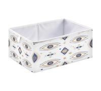 Caihoyu Cube Storage Bins Foldable Cloth Storage Organizer Baskets for Closet And Toys 15.75x10.63x6.96in A Gold Foil Illustration Of An Evil Eye