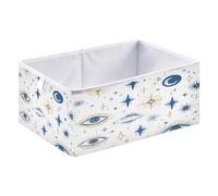 Caihoyu Cube Storage Bins Foldable Cube Organizer Bins for Closet Shelves 15.75x10.63x6.96in Eye Stars and A Moon