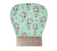 Caihoyu Cute Candy Canes Cave Bed Bag for Cat Indoor Cats or Small Dogs Kittens' Sack Cold Weather Comfortable Self Heating