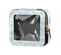Caihoyu Merry Christmas Transparent Cosmetic Bag Waterproof Travel Organizer Travel Cosmetic Bag, Multi, 1 Size, Colorful, multi-coloured, 1 size, Colorful