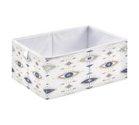 Caihoyu Storage Bin Foldable Cloth Storage Organizer Baskets for Closet And Toys 11.02x11.02x11.02in A Gold Foil Illustration Of An Evil Eye