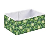 Caihoyu Storage Cubes Bins Foldable Storage Cube for Toys Books Shelves Closets 15.75x10.63x6.96in Brussels Sprouts Buttercup Mission