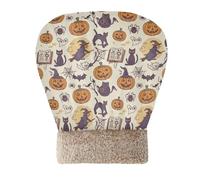 Caihoyu Vintage Halloween Patterns Cat Sleep Bag Bed for Indoor Puppy and Cats Kittens Tunnel Pet Hideaway Cold Weather Comfortable Cozy Semienclosed