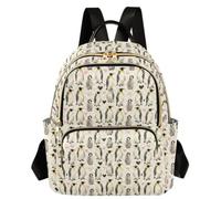 Caihoyu Women Backpack 3 Zipper Pockets Beautiful Penguins S, Beautiful Penguins, S, Casual