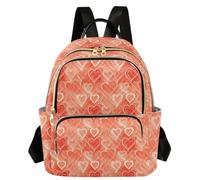 Caihoyu Women Backpack Two Sizes Happy Red Hearts S, Happy Red Hearts, M, Casual