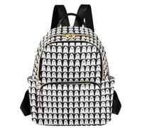 Caihoyu Women Backpack Two Sizes Spooky Skull S, Spooky Skull, S, Casual