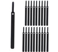 CaiHuaEr Cable Ties Reusable, 20 Pack 6" Fastening Cable Straps Adjustable Releasable Tie Wraps with Velcro Fastening Velcro for PC Wire Management, Cord Organiser
