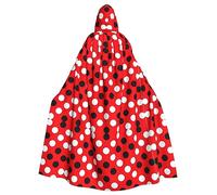caihuav Free Deer Print Hooded Cloak Witch Cosplay for Halloween | Party Cos Easter Unisex Adult Christmas Reaper Dark Princess Mage Decorative Comfortable Comfort jedi wizard magician