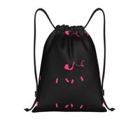 caihuav S Drawstring Dressage Dressage Rider Horse Print GymBags Backpack | Yoga String Trip Sack Dance Travel Carry-On Luggage Camping Hiking Storage