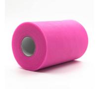 CaiiBtntgb 100 Yards x 6 Inches! Tulle Roll Spool Fabric for Decorations, Tutus, Weddings, Costumes, Skirts, Parties, Gift Bows, Baby Showers. (Peach)