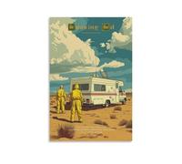 Caiioue Breaking Bad Poster Vintage Music Posters for Room Aesthetic Canvas Wall Art Bedroom Decor12x18inch(30x45cm)
