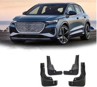 Caijiax 4 Pcs Car Mud Flaps for Audi Q4 E-Tron Etron 2023 2024, Front/Rear Wheel Mudflaps, Waterproof Splash Protection Fender, Winter Sediment Protection