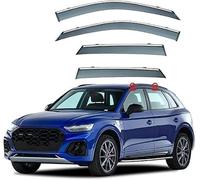 Caijiax Car Window Wind Deflectors for Audi Q5 80A 2018-2022, Side Door Stick-On Rain Deflector Sun Visors Shield Accessories.
