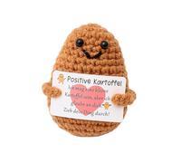 CAIKAILIOR Positive Potato, Positive Potato, Pocket Hug Courage Gift, Gifts for Friends, Get Well Soon Gift, Lucky Charm, Creative Knitting Wool Doll, for Friends, Family, Colleagues