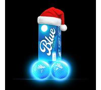 CAIKEZI Blue Balls Premium LED Light Up Golf Balls | Glow in The Dark Golf Balls | Night Golf Balls | Funny Golf Gift | Bachelor Party - Father's Day-Birthday-Retirement (2 or 6 Pack)