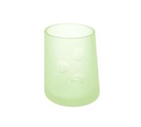 CAIKEZI Olababy First Cup | Clear Sense 100% Silicone Infant Trainer Cup | 2oz Medicine Cup for Newborn | Non-Slip & Sloping Design for Tiny Hands & Baby Led Weaning (Kiwi, 1 Cup)