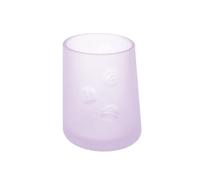 CAIKEZI Olababy First Cup | Clear Sense 100% Silicone Infant Trainer Cup | 2oz Medicine Cup for Newborn | Non-Slip & Sloping Design for Tiny Hands & Baby Led Weaning (Lilac, 1 Cup)