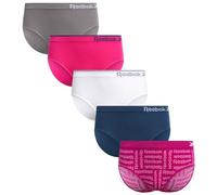 CAIKEZI Reebok Girls' Underwear - Seamless Hipster Briefs (5 Pack)