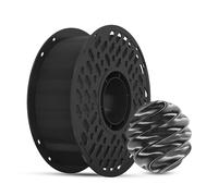 CAILAB PLA Silk 3D Printer Filament, Single Color - Midnight Black