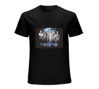 cailekuen Men's Torchwood Doctor Jack Rose Eve Myles John Barrowman Harkness Kai T Shirt Gift Black XXL