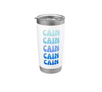 Cain Name Minimalist Design Stainless Steel Insulated Tumbler