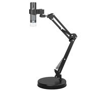 Cainda 4K WiFi Digital Microscope for iPhone Android Phone and Windows Mac Linux Chrome, HD 3840x2160p Wireless Microscope Camera with Adjustable Stand for Adults and Kids