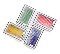 Cainda Plastic Prepared Microscope Slides, 48pcs Animals Insects Plants Flowers Sample Microscope Slides with Specimens for Students Adult Biology Science Programs