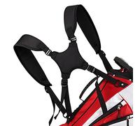 caiobob Adjustable Waterproof Padded Golf Bag Backpack Straps Replacement Shoulder Strap Customization (Black)