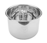 CAIONPLE 6L Pressure Cooker Inner Pot Rice Pressure Cooker Liner Stainless Steel Inner Pot Minute Pressure Cooker Liner