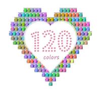 CAIOVSE 60000 Pieces 120 Color Diamond Painting Beads, Round Drills 5D Diamond Rhinestones Art Accessories for Crafting, Flat Bottom Round Resin Diamond for DIY GEM Art Craft (500PCS Per Bag)