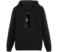 caipiao Alien Covenant Run Alien Mens Hoodies Black Sweatshirts Size L