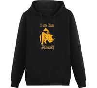 caipiao Hong Kong Phooey Cool Retro Cartoon Vintage 70S 80S Black Printing Graphic Mens Sweatshirts Unisex Hooded Size L