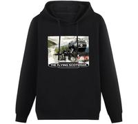 caipiao The Flying Scotsman Steam Train Gift White Mens Hoody Men. Steam Engine Gifts Size XL