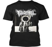 CAIQI NWT Full of Hell American Grindcore Metal Band Music Graphic Retro T Shirt Black XXL