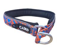 CAIRD Slip Dog Collar - Reflective Martingale Training Collar with Aluminium D-Ring, Padded Nylon Webbing, No-Choke Control, Track Design (Medium: 39-45 cm)