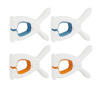 CAIRIAC Beach Towel Clips, Plastic Clothespins Towel Laundry Clips, Clothes Towel Pins for Beach Pool Party Hot Spring Chair (Pineapple, 4 Pcs)