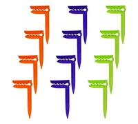 CAIRIAC Outdoor Beach Towel Anchor Stakes Clips, Anchor Stakes Clamps Picnic Blanket Holders Beach Towel Sand Spikes (12 Pack)