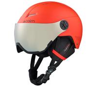 Cairn - Android Visor Junior Mat Bright Red - XS - Helmet w/ visor