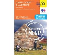 Cairn Gorm & Aviemore Map | Weatherproof | Loch Morlich | Ordnance Survey | OS Explorer Active Map OL57 | Scotland | Walks | Hiking | Maps | Adventure